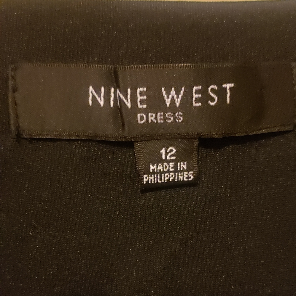 Black Nine West Gown size 12